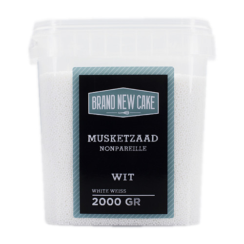BrandNewCake Musketzaad Wit 2000gr.