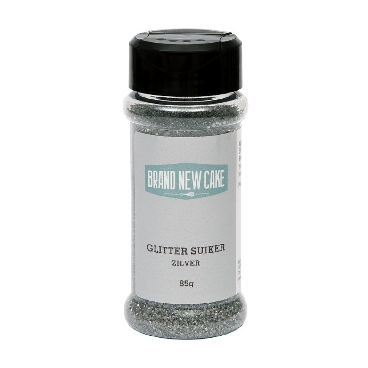 BrandNewCake Glitter Suiker Zilver 85g
