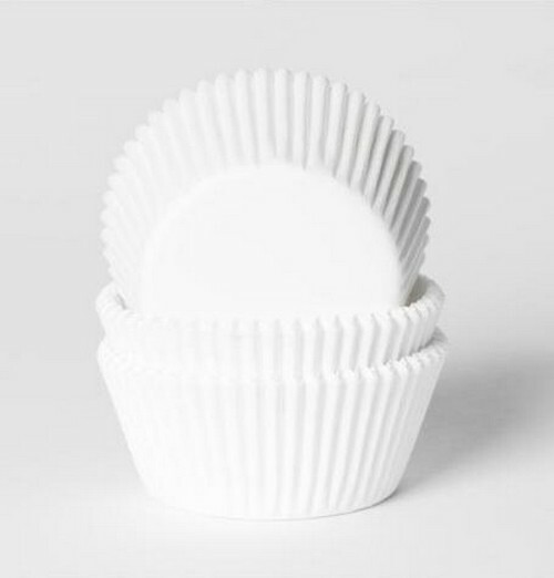 Cupcake Cups HoM Wit 50x33mm. 50st.