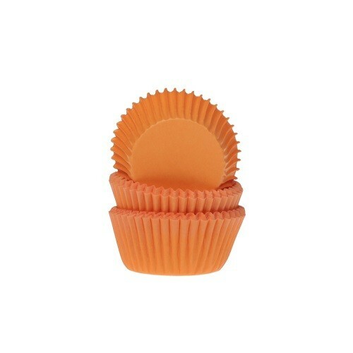 Cupcake Cups HoM MINI Oranje 35x23mm. 60st.