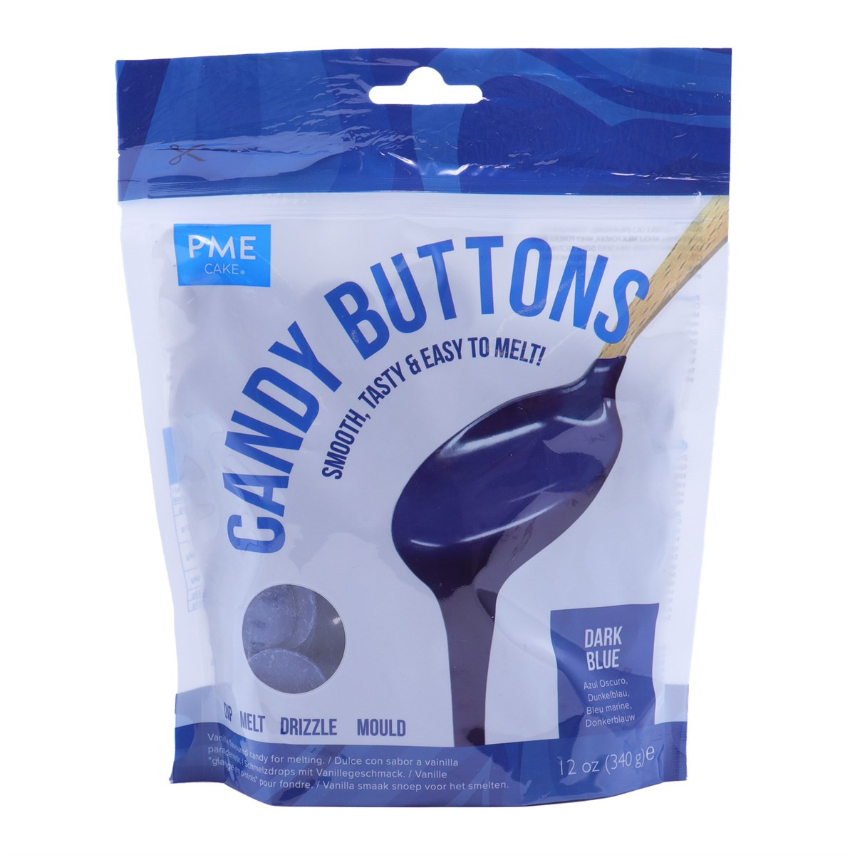PME Candy Buttons Donkerblauw 340g