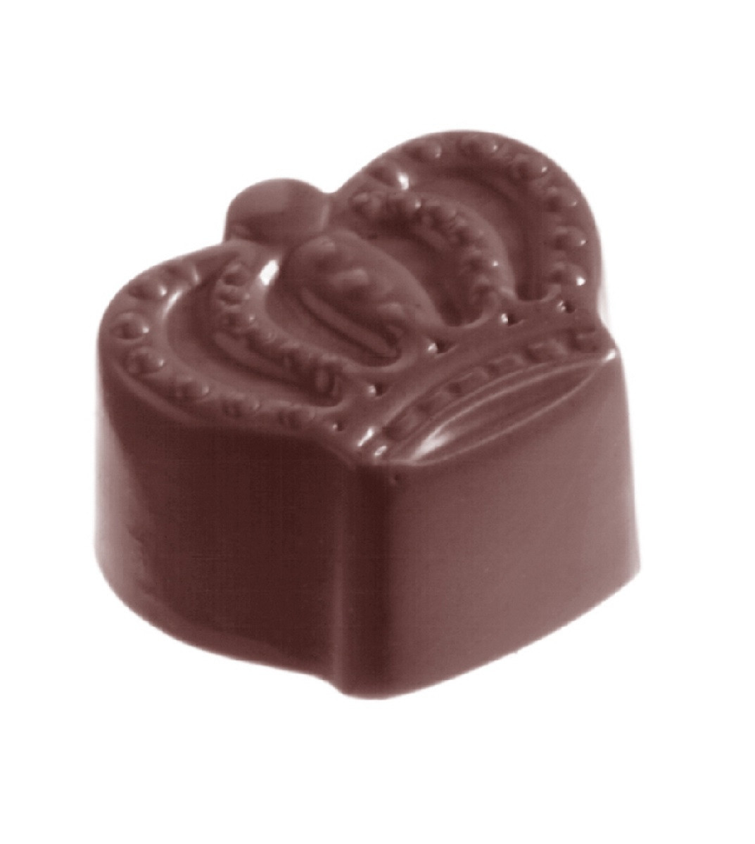 Bonbonvorm Chocolate World Kroon (24x) 33x27mm