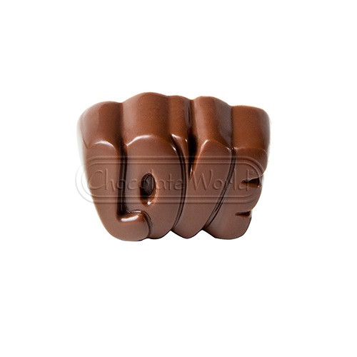 Bonbonvorm Chocolate World Love Praline (24x) 33x22,50x16mm