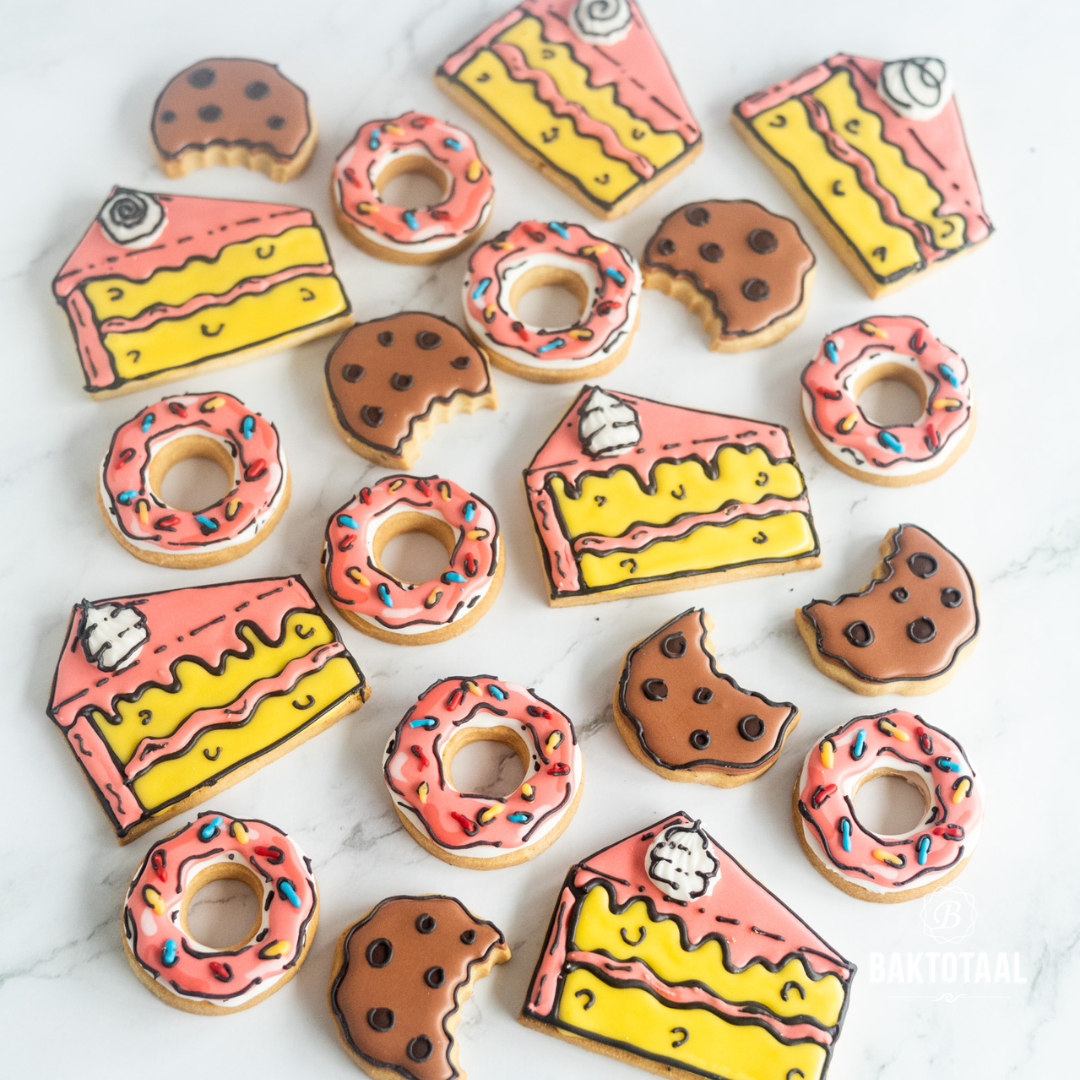 Cartoon cookies recept