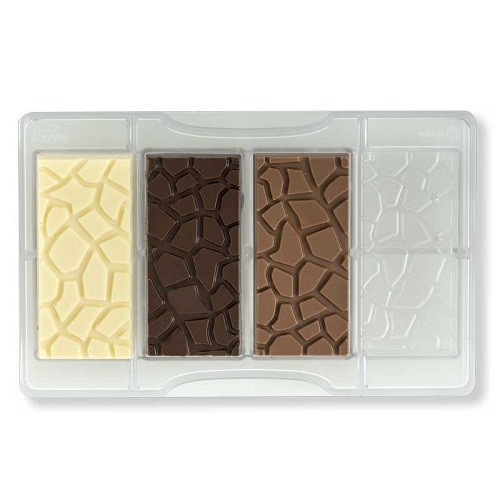 Chocolademal Schildpad Tablet (4x) 8,5x4,2 cm