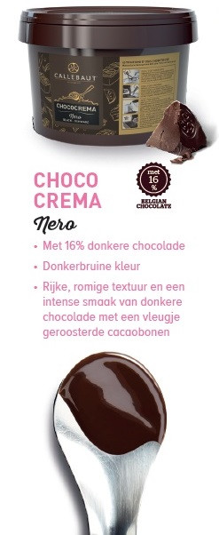 Callebaut Chococrema Nero 3kg**