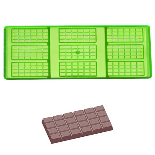 Chocolademal Chocolate World GL Tabletje (9x) 67x33x5mm