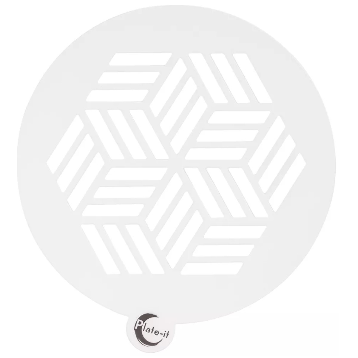 Plate-it Stencil Hexagon Set/6