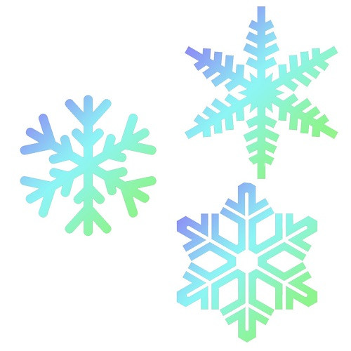 JEM Sjabloon Sneeuwvlokken (Frozen) Set/3