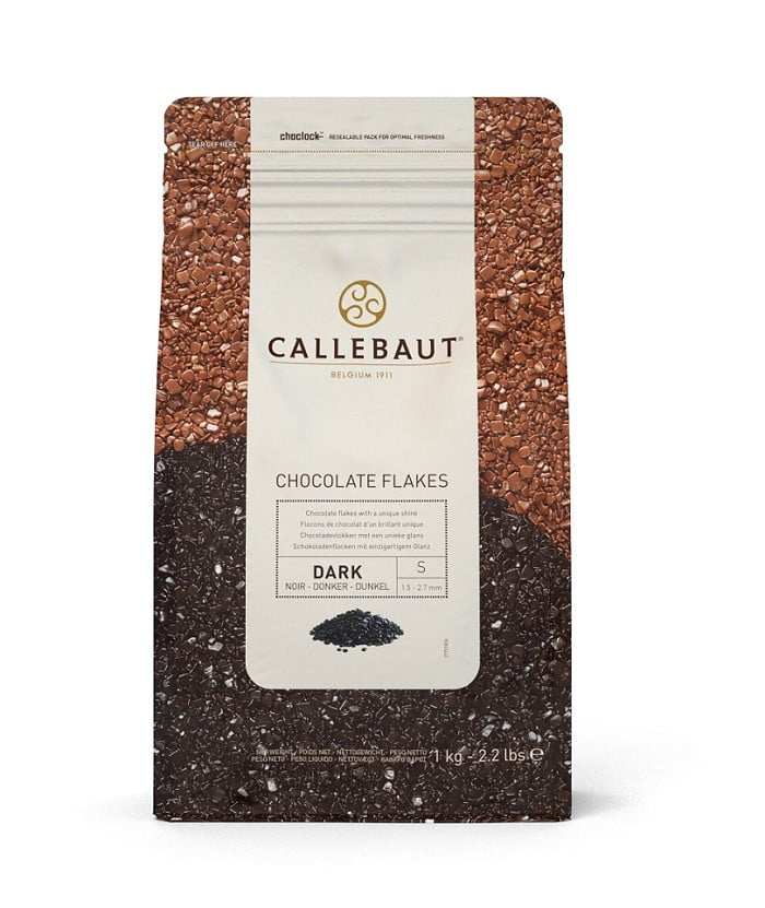 Callebaut Chocoladevlokken klein Puur 1kg