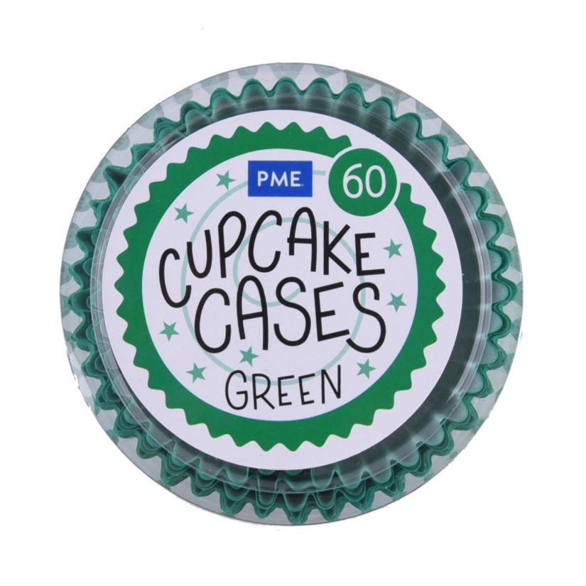 Cupcake Cups PME Groen 60 stuks