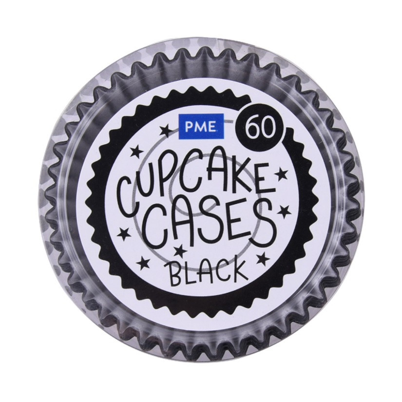 Cupcake Cups PME Zwart 60 stuks