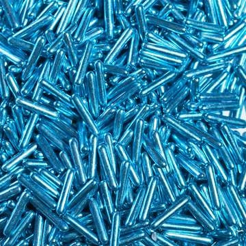 BrandNewCake Sugar Rods Metallic Blauw 80gr.