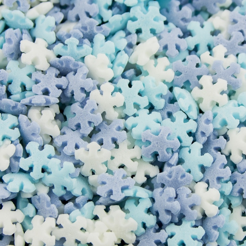 BrandNewCake Confetti Mini Sneeuwvlokken 3 Kleuren 55gr.