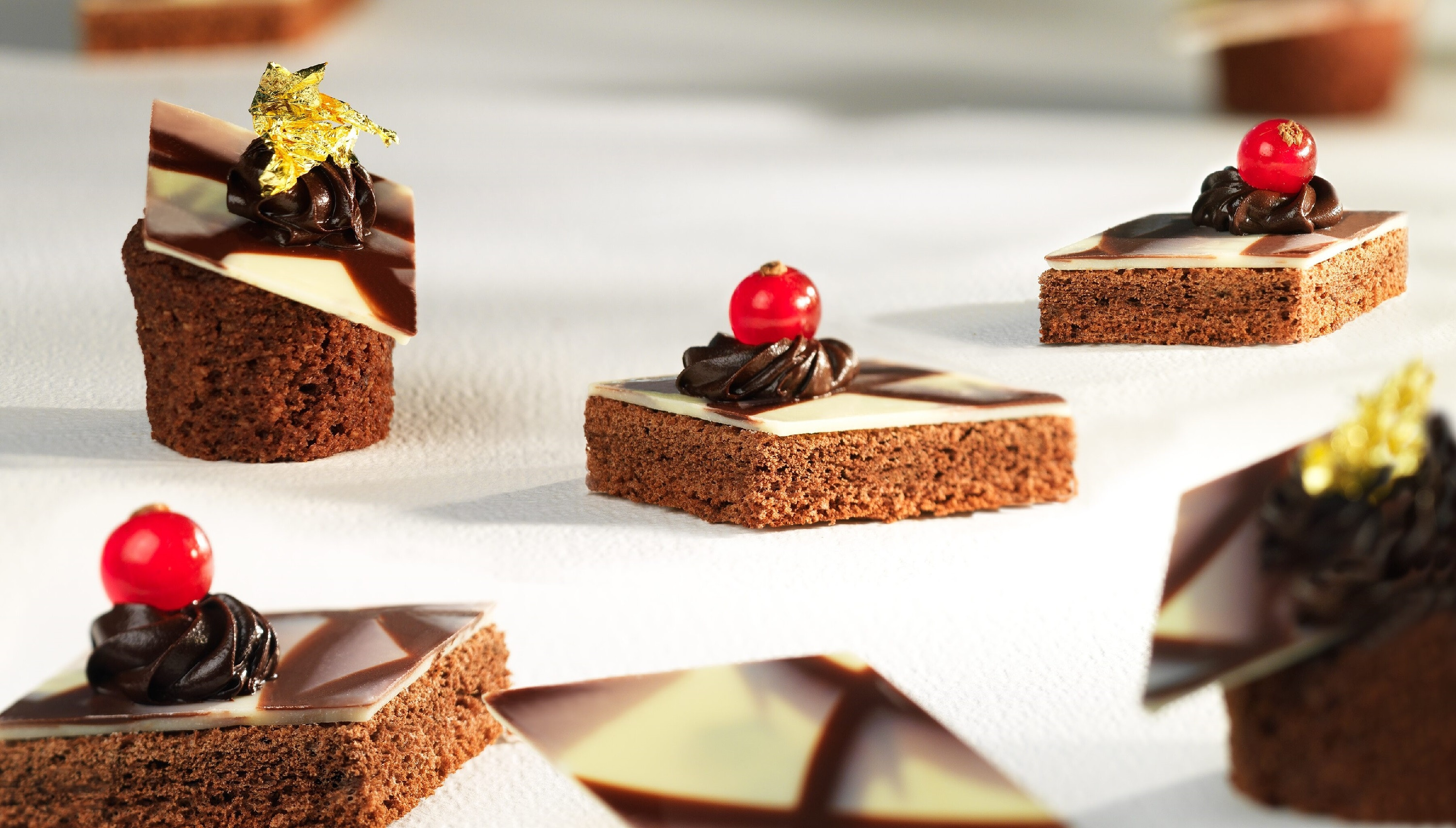 Callebaut Chocoladedecoratie Jura Ruit 400st.