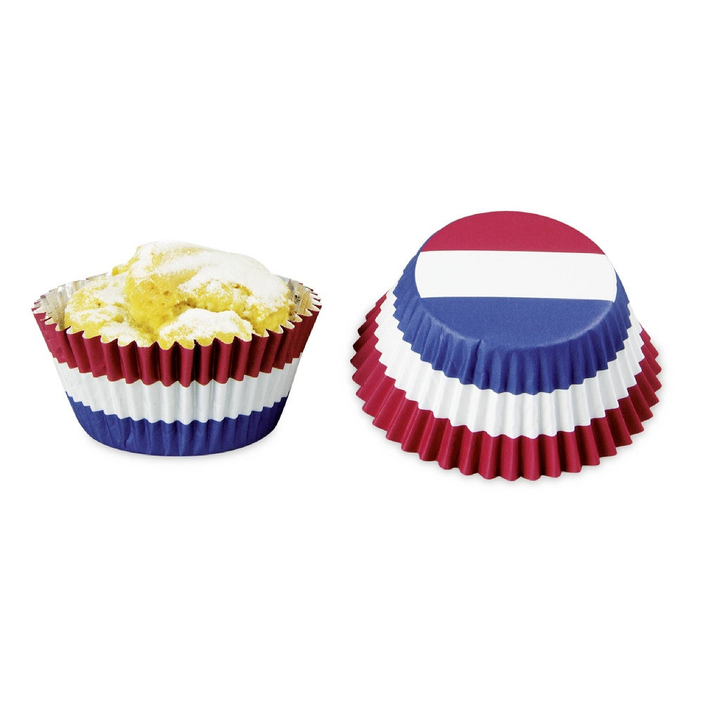 Städter Cupcake Cups Nederlandse Vlag 50x30mm 50st.