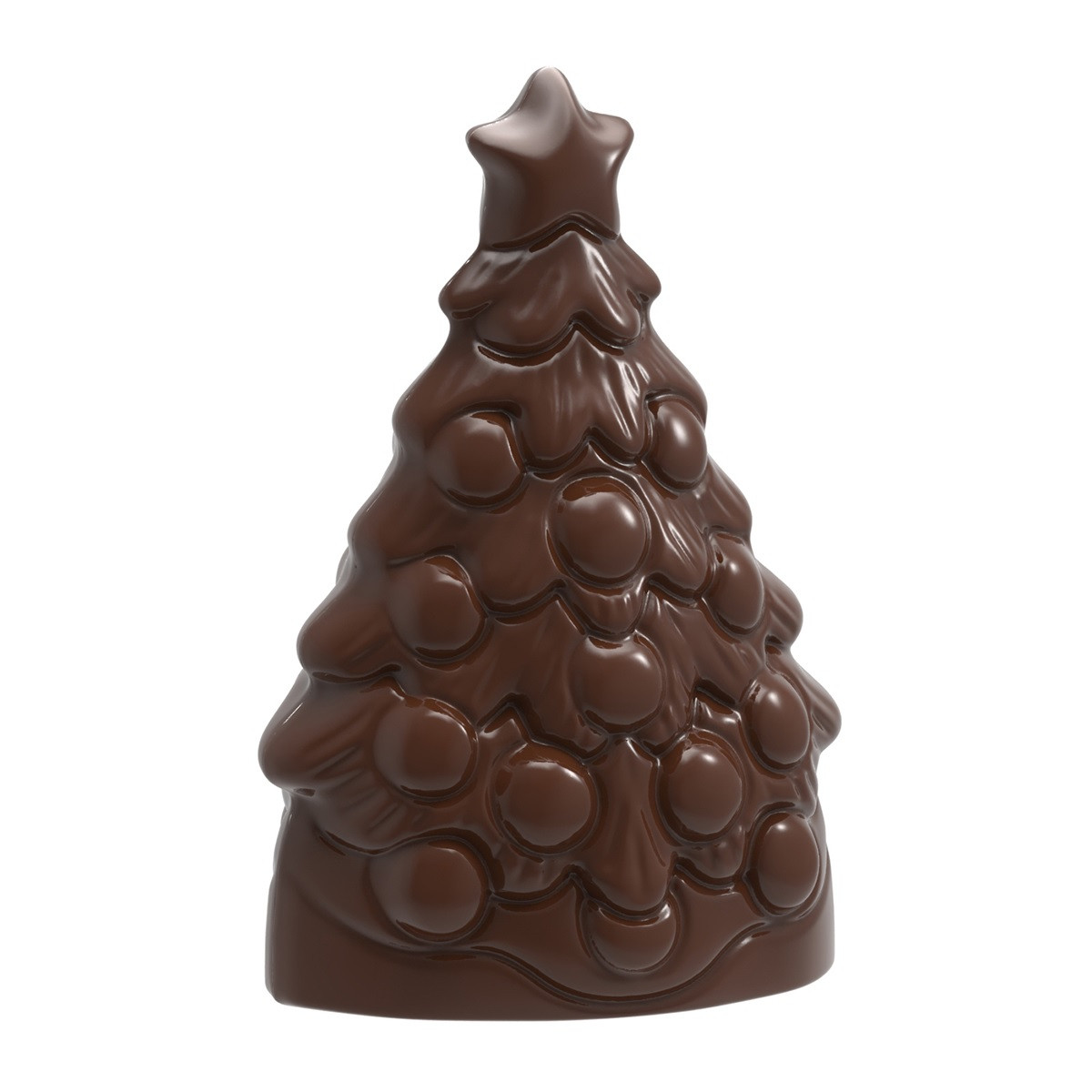 Chocolademal Chocolate World Kerstboom (4x) 90x59x24,5mm