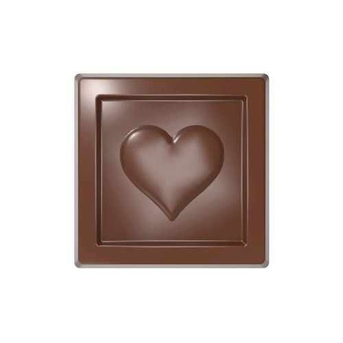 Bonbonvorm Chocolate World Hart Caraque (21x) 32x5mm