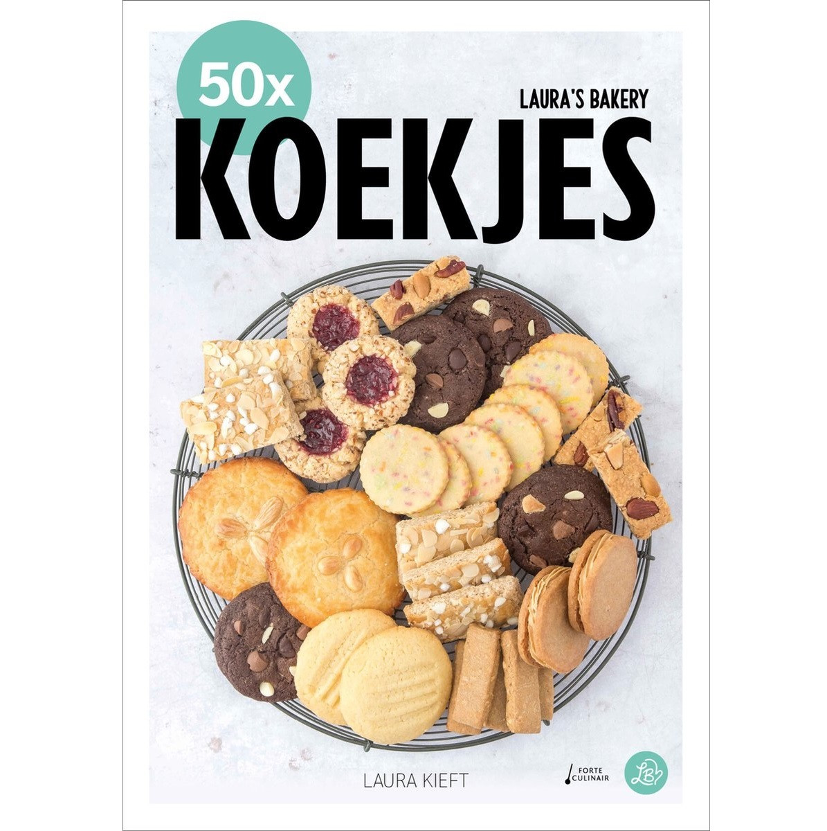 Boek: 50x Koekjes - Laura's Bakery