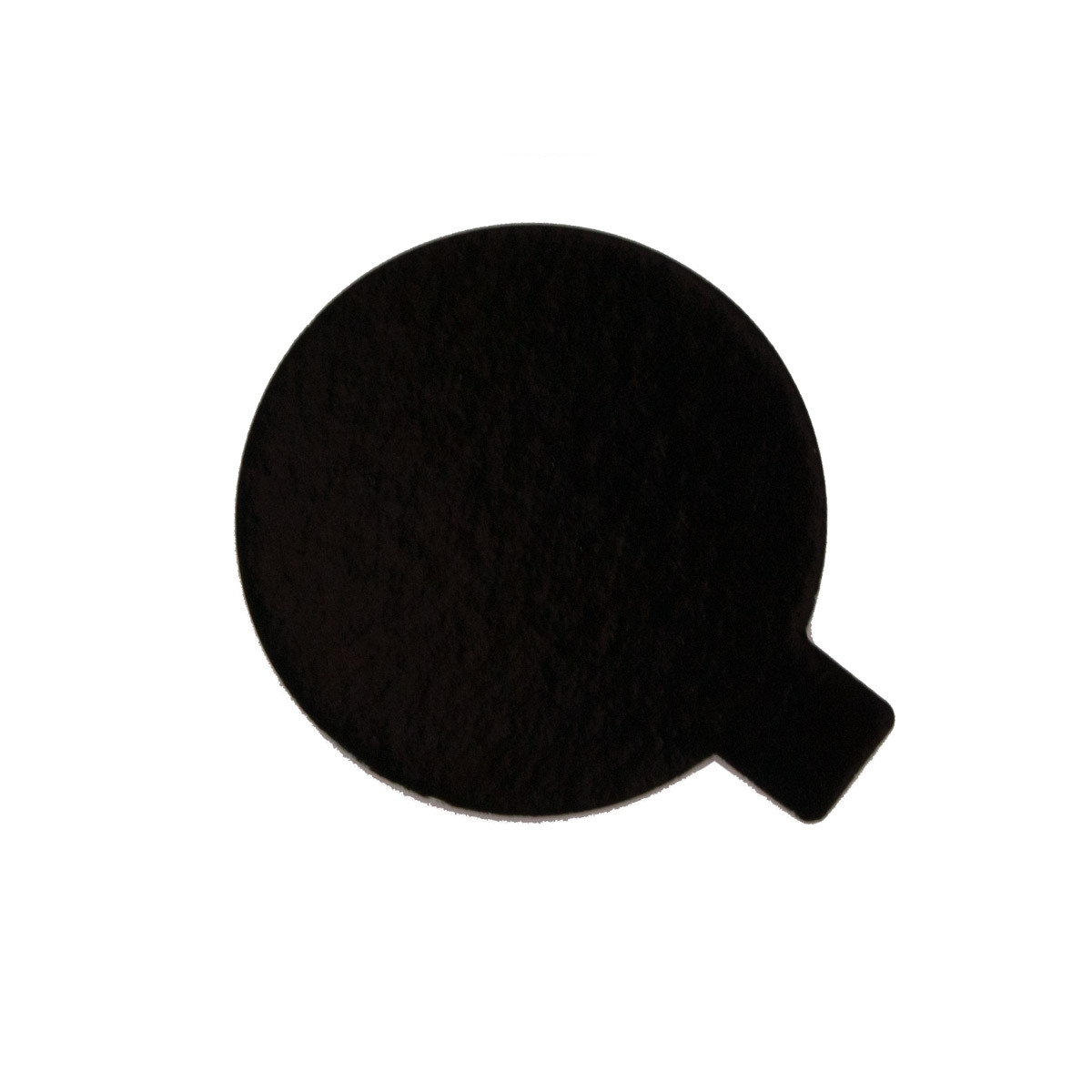 Taartkarton Goud/Zwart met lip Ø4 cm per stuk