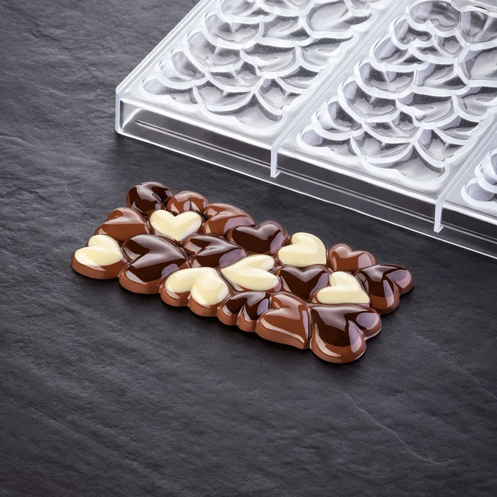 Pavoni Chocolademal Tablet Eros Hart (3x) 154x77mm