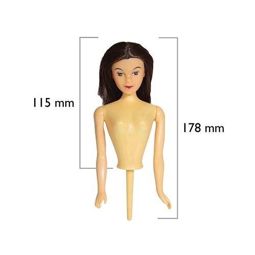 PME Barbie Doll Pick (Pin Popje) Brunette