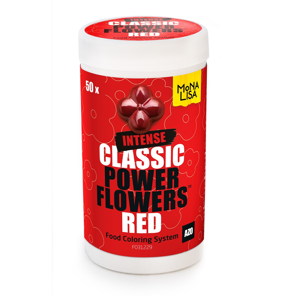 Power Flowers Classic Intense Rood (AZO) 50gr