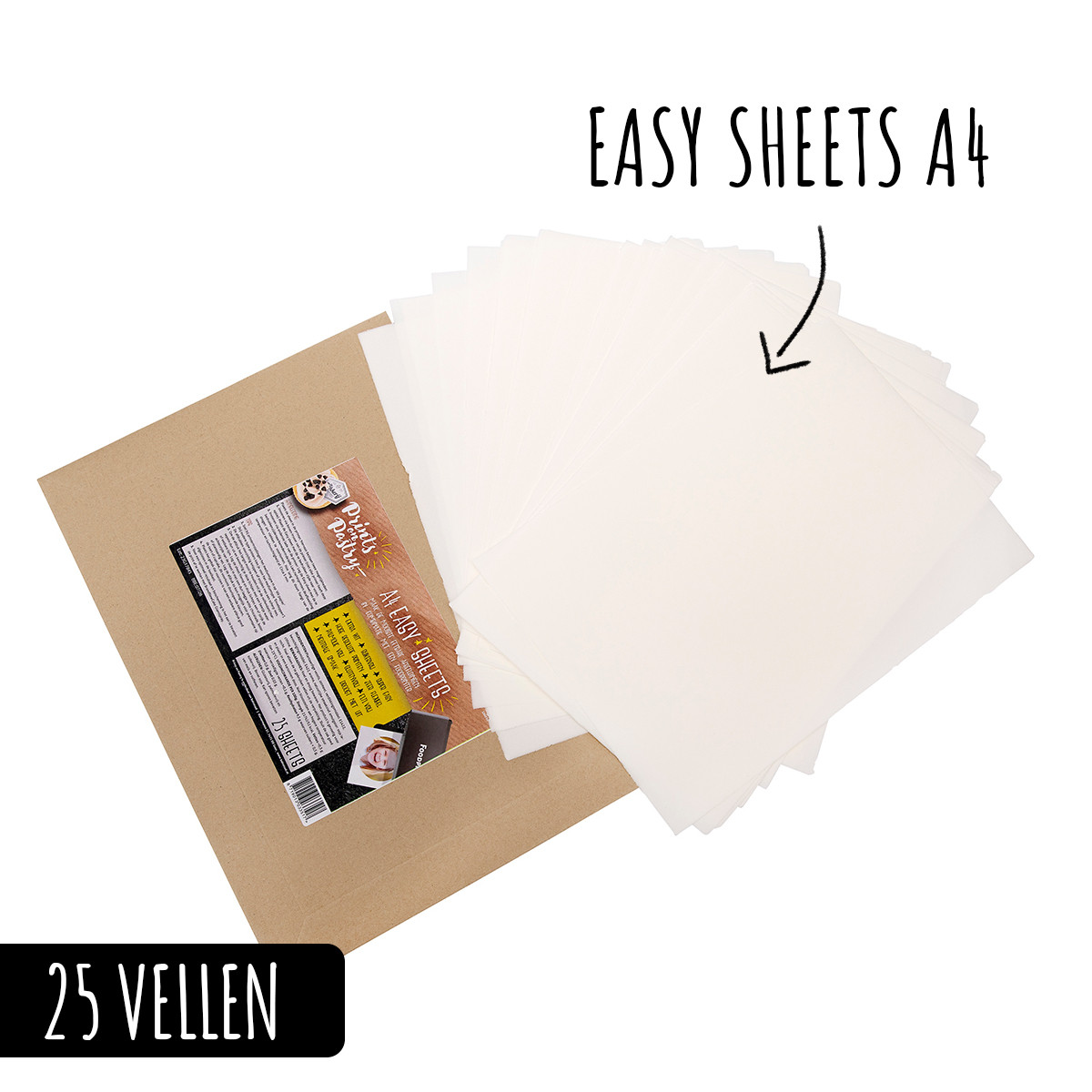 Easy sheets A4-formaat (25 vellen)