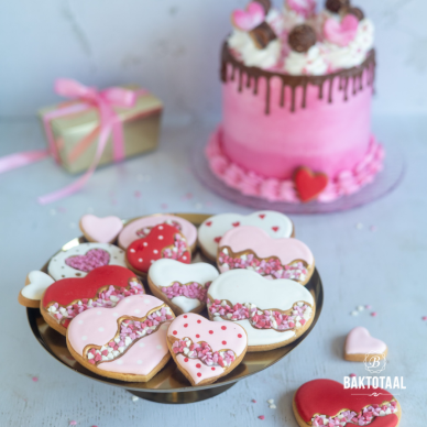 Faultline koekjes voor Valentijnsdag recept
