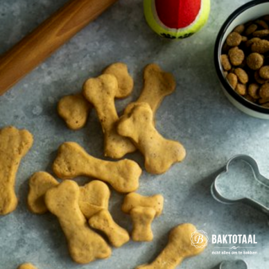 Zelf hondenkoekjes recept met pindakaas